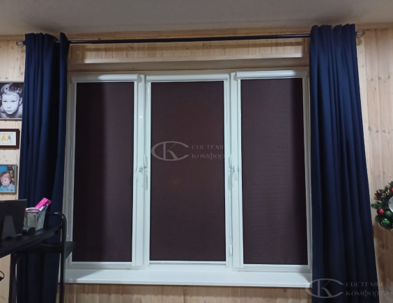 Портфолио Рулонные шторы на пластиковые окна