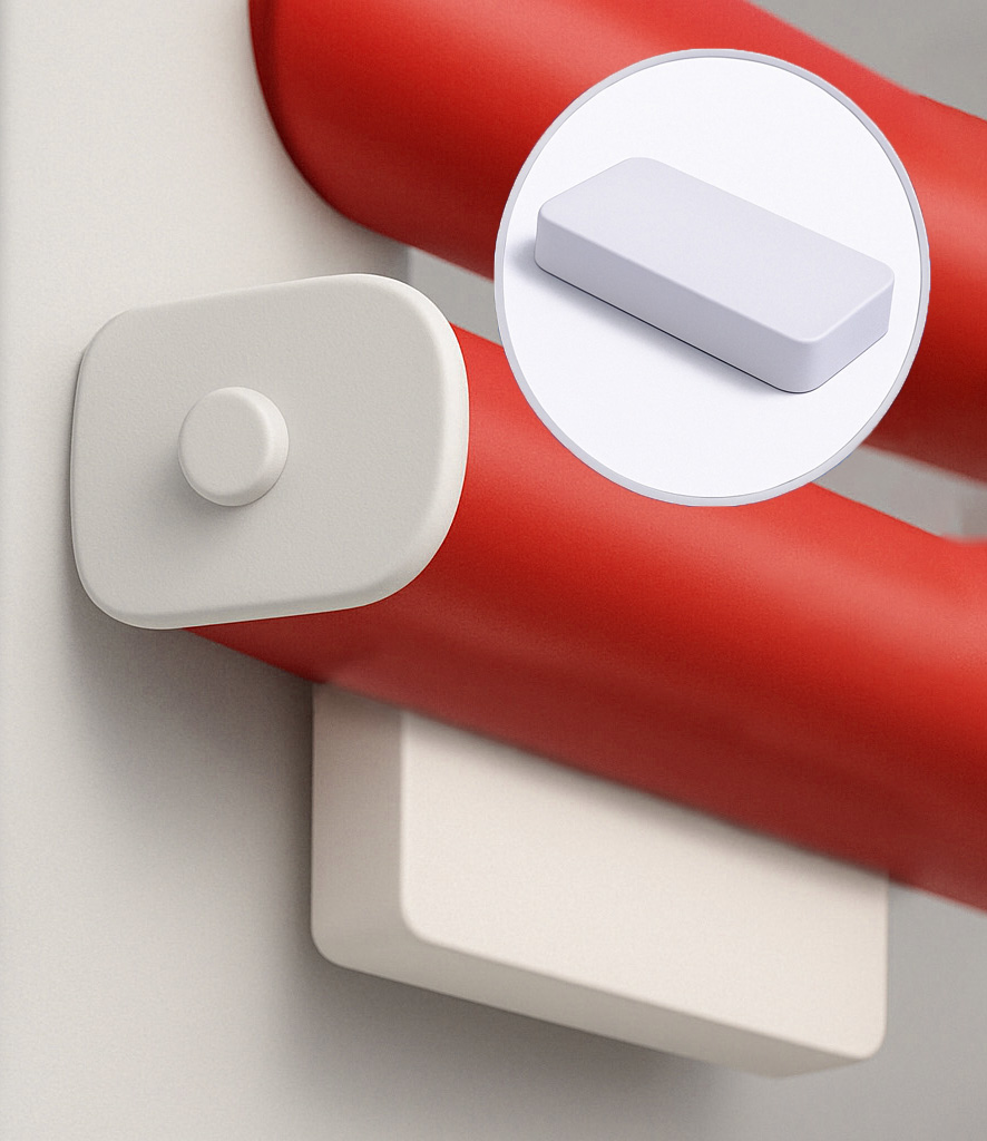 Магнит пластиковый на скотче